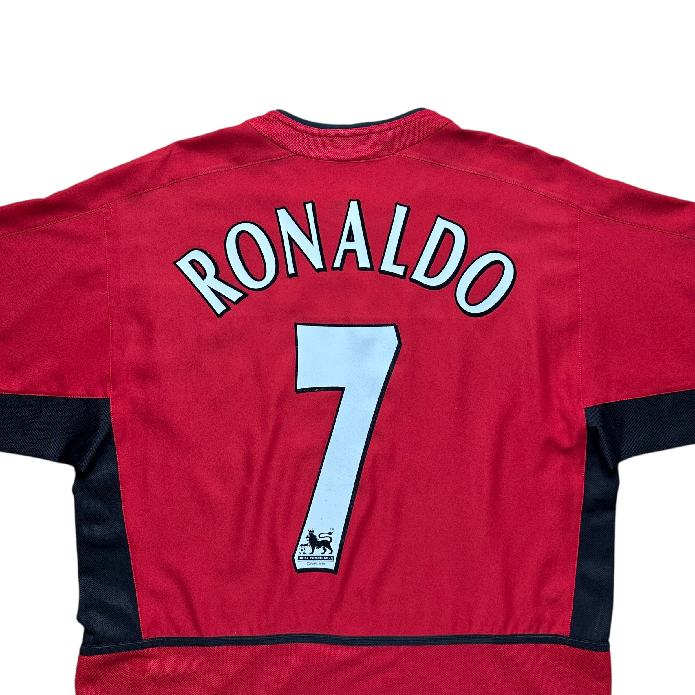 Manchester United 2002-03 Home Shirt (M) Ronaldo #7